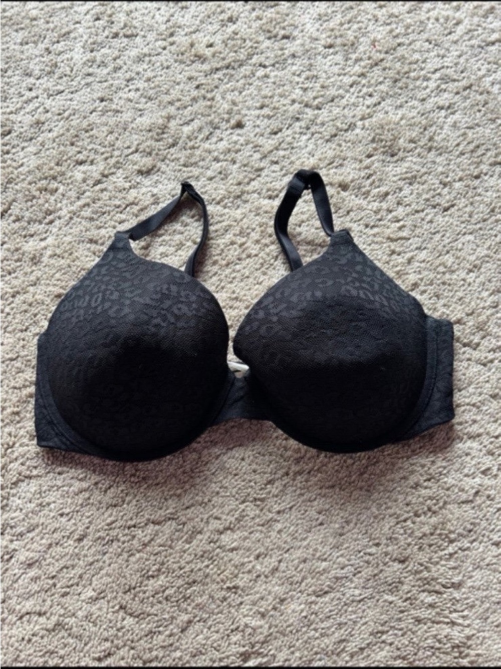 Victoria's Secret Black Leopard T-Shirt Bra